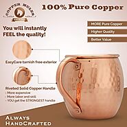 Village Handicraft special Pure Copper Mug