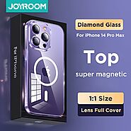 Joyroom Magnetic Case For iPhone 14 Diamond Transparent