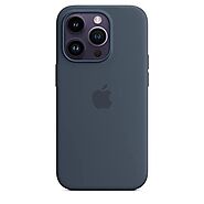 Apple iPhone 14 Pro Silicone Case - Storm Blue