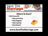 Question: "How Can I Start Saving My Marriage?"