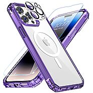 3 in 1 Nuleto Case for iPhone 14 Pro with MagSafe - Purple