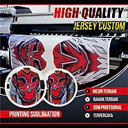 Jasa Bikin Jersey Printing Custom, Pembuatan Baju Futsal, Sepeda, Badminton, Gaming, Voli, Lari, Mancing