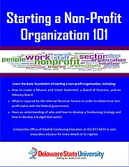 DSU Division of Adult & Continuing Education and Summer Programs hosts course on starting non-profits.