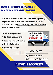 Best shifting services in Riyadh - Riyadh Movers | edocr