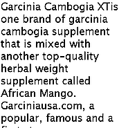 Garcinia Cambogia XT - Shedding Pounds the Healthier Way