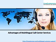 Advantages of multilingual call center services