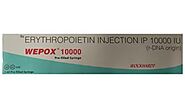 Wepox 10000IU Injection latest price: ₹780.00 (68% Off)