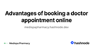 Advantages of booking a doctor appointment online