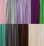 10ft Long Economy Satin Curtain Panel W/ 4" Pockets for Wedding Drape