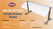 Model EP950 Acrylic Sneeze Guard for Counter Top | ADM