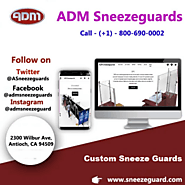 Custom Sneeze Guards | Portable Barrier | ADM