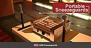 Portable Sneezeguards for Food Safety | ADM