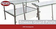 Parts of Sneeze Guard Posts | ADM Sneezeguards