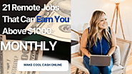 Remote Jobs That Can Earn You Upto $1000 Monthly
