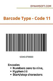 Barcode Type - Code 11