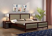 Buy Wooden Queen Size Beds Online at No Cost EMI and Lifetime Buyback