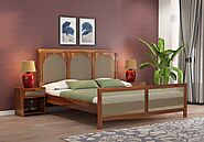 Buy Wooden Bed King Size - PlusOne India