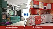 Modular Kitchen vs Civil Kitchen