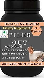 Health Ayurveda Piles Out | Piles Medicine - 30 Capsules (Pack Of 1) Price in India - Buy Health Ayurveda Piles Out |...