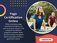 Yoga Certification Online