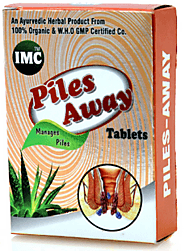 IMC Piles Away (30 Ayurvedic Tablets) WHO Certified Vegetari at Rs 250/packet | IMC Herbal Capsules & Tablets | ID: 6...