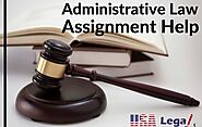 Grab the premium quality administrative law assignment help in the US