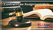 Get in touch with us for helping you with a contract law assignment in the USA