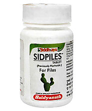 BAIDYANATH SIDPILES TABLETS 50S ( BAIDYANATH ) - Buy BAIDYANATH SIDPIL