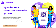 Create Digital Menus Using QR Codes with Almenu