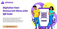 Create Digital QR Menu Free From Almenu