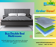 Affordable Luxury: Double Bed Mattress Prices in India at Refresh Mattress