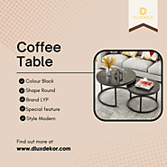 Buy Coffee & Round Table Online Upto 25% Off- Dluxdekor