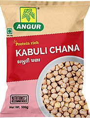 Buy Kabuli Chana Online at Best Price | Angur Kabuli Chana