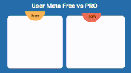 User Meta Free vs Pro