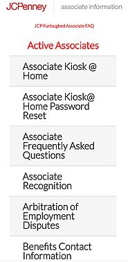 JCpenney Associate Kiosk At Home