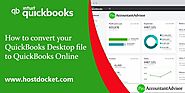 How to Move or Convert your QuickBooks Desktop files to QuickBooks Online?