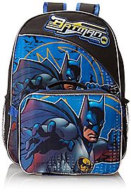 Fast Forward Little Boys' Batman Backpack with Lunch Box