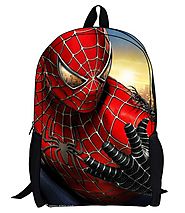Bebamour New Style Spiderman Patterns Back to School Backpacks Superman School Bags