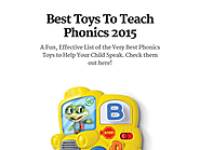 Best Toys To Teach Phonics 2015