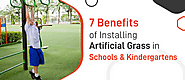 7 Benefits of Installing Artificial Grass in Schools & Kindergartens