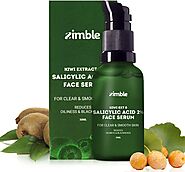 Buy Zimble 2% salicylic acid serum for - Kiwi Ext & Ginkgo Biloba for Oily & Aging Skin | Hydrates Skin with Polyglut...