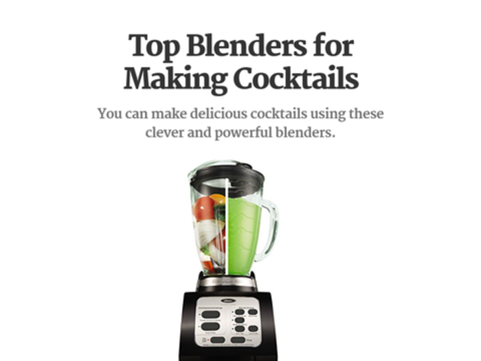 Top Blenders for Making Cocktails A Listly List