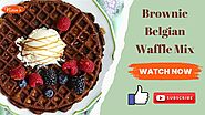 Brownie Belgian Waffle Mix- Egg Free Waffle