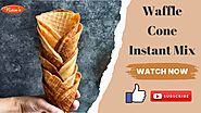 Waffle Cone Instant Mix