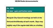 KEOM Studio Announcements