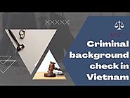 Criminal background check in Vietnam