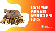 How to make money with WordPress in 48 hours? - Code Astrology