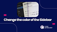 How do I change the color of the Sidebar in WordPress? [ Best 3 Methods] - Code Astrology