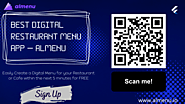 Create QR Code Menu For Free with Almenu - Give It a Try