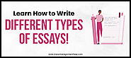 See How Cheap Essay Writing Expert Frame Different Types of Essays